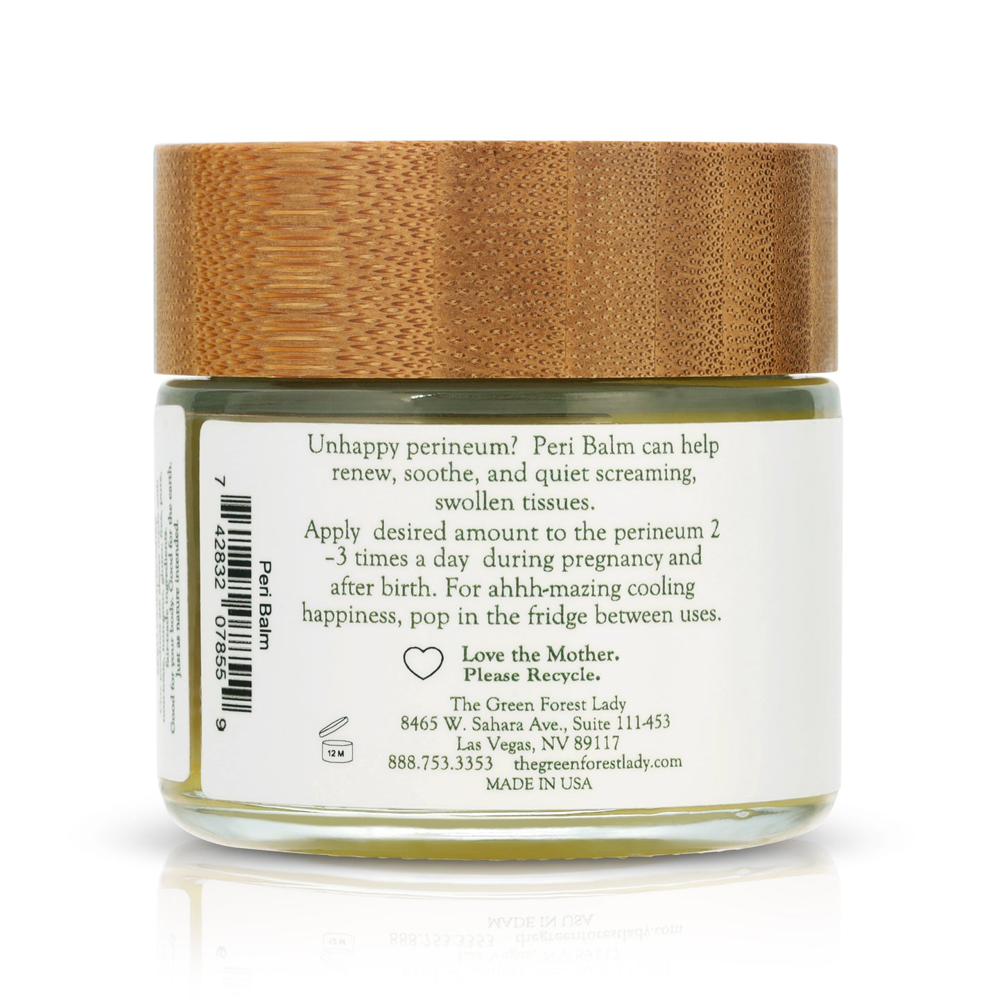 Instructions on using perineum cream on sore tissues