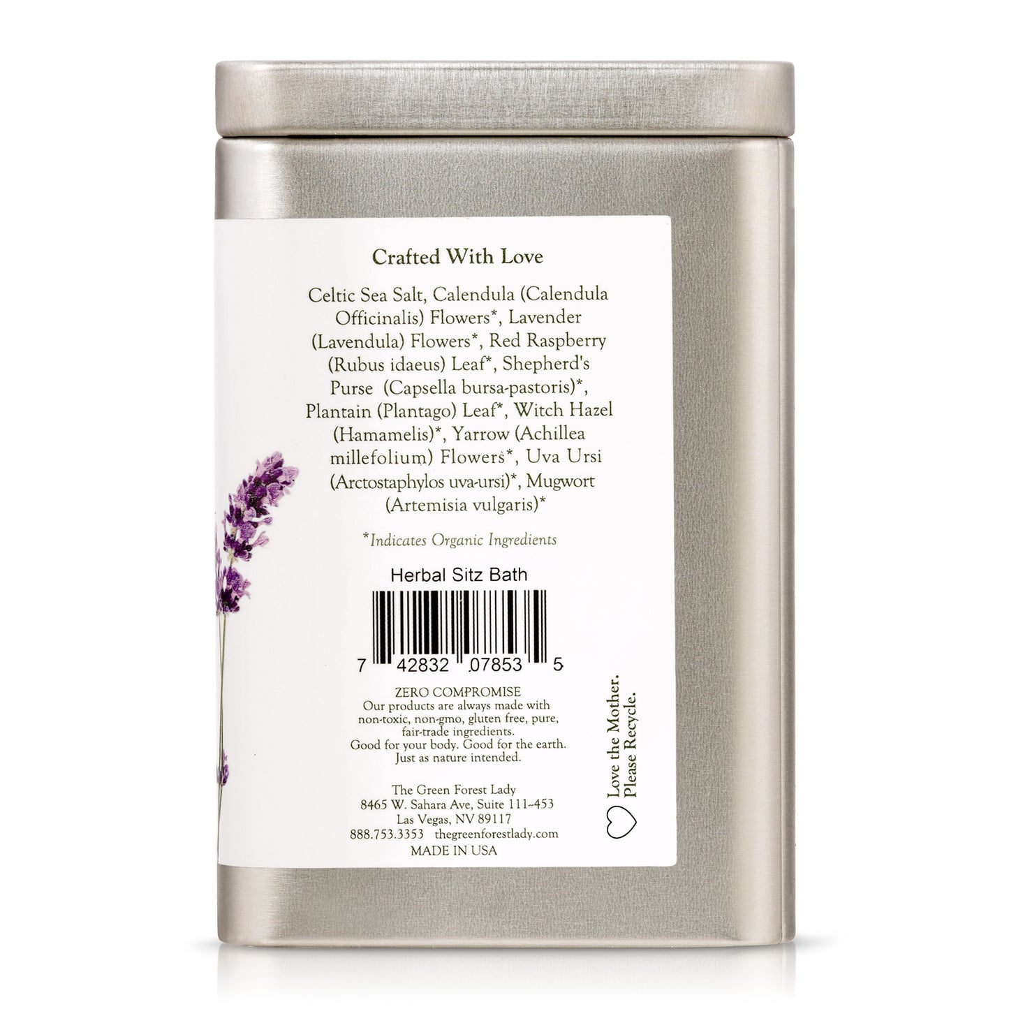 After giving birth sitz bath tea bag ingredient list