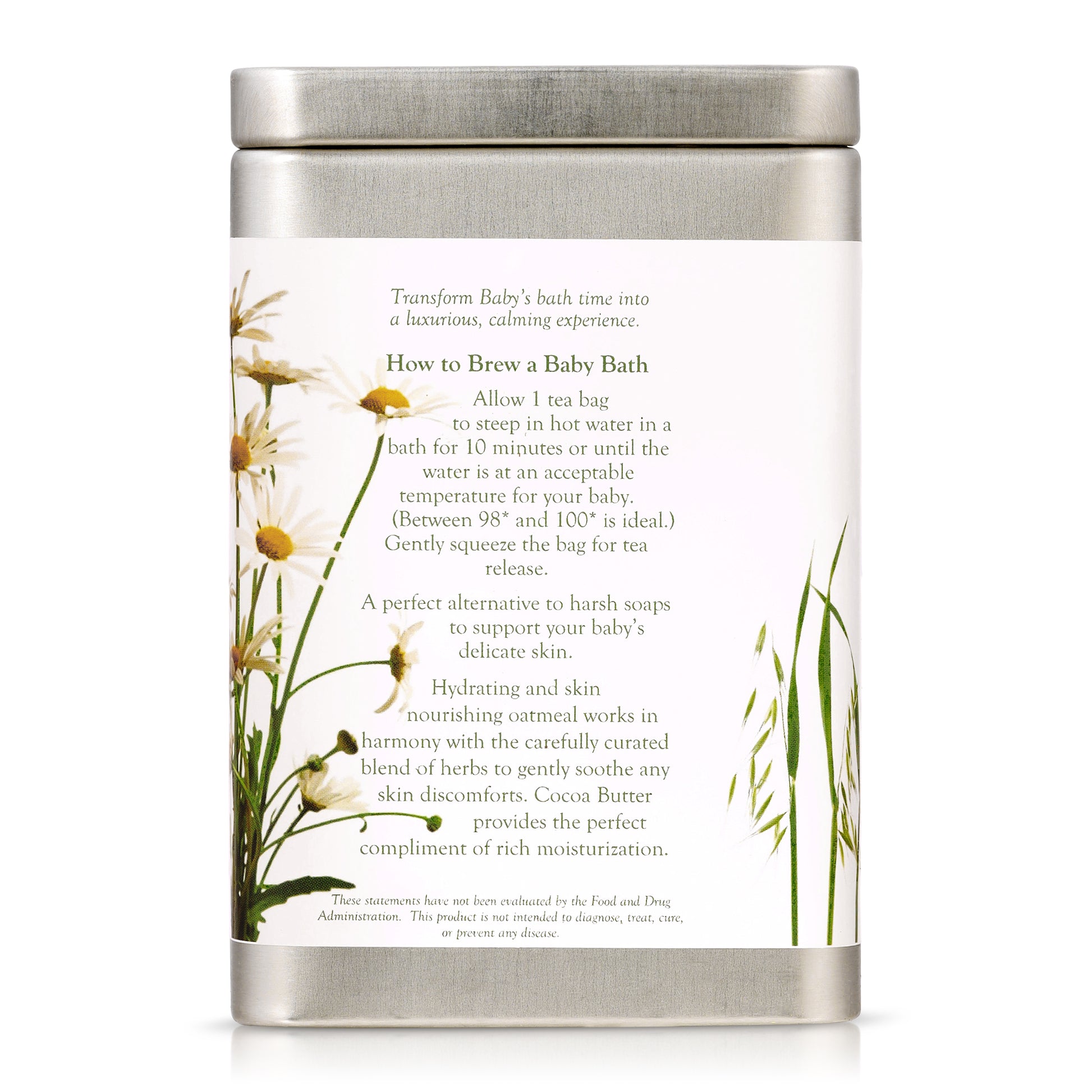 Brewing instructions for Green Forest Lady Baby Bath Tea