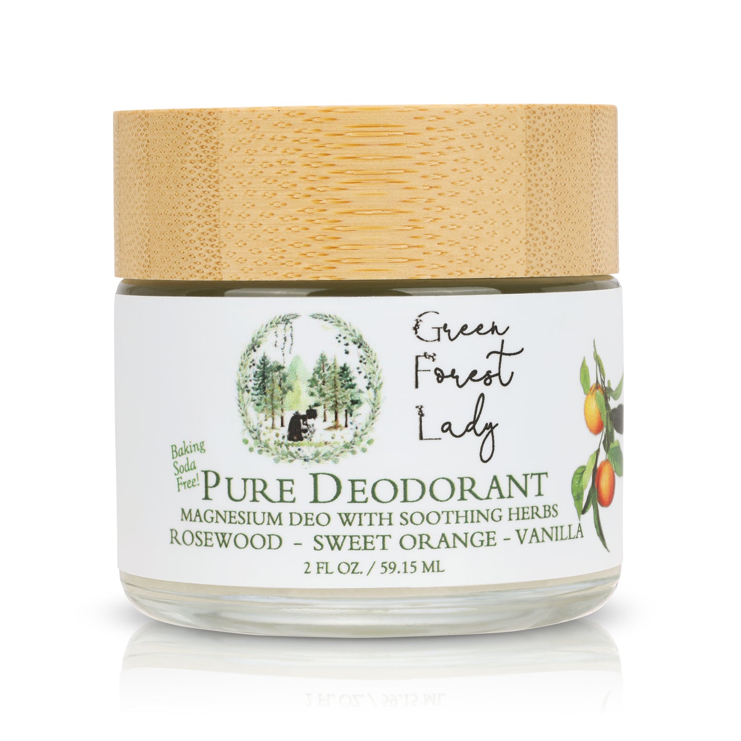 Pure Magnesium Deodorant - Baking Soda Free
