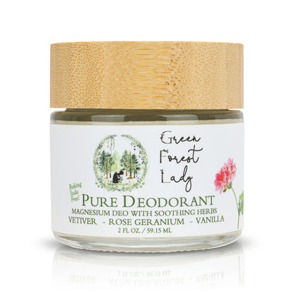 Pure Magnesium Deodorant - Baking Soda Free