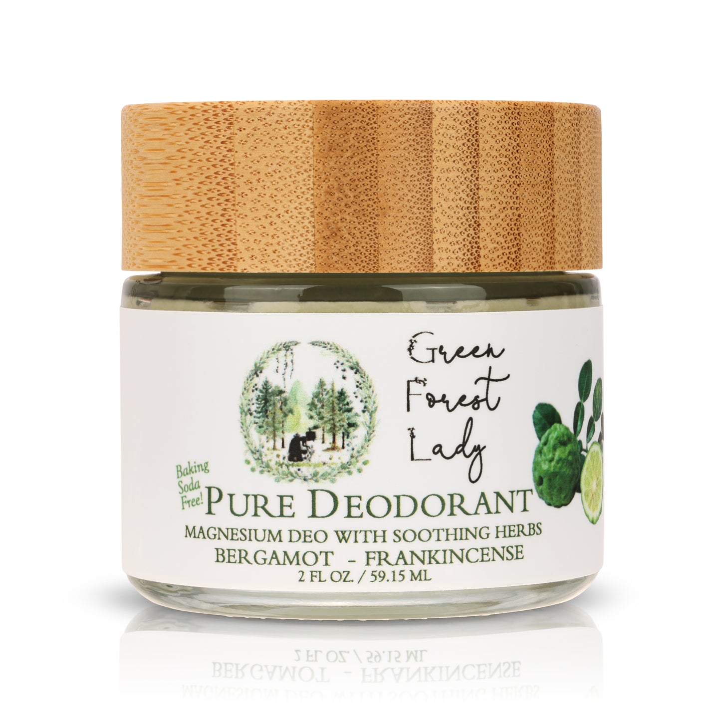 Pure Magnesium Deodorant - Baking Soda Free