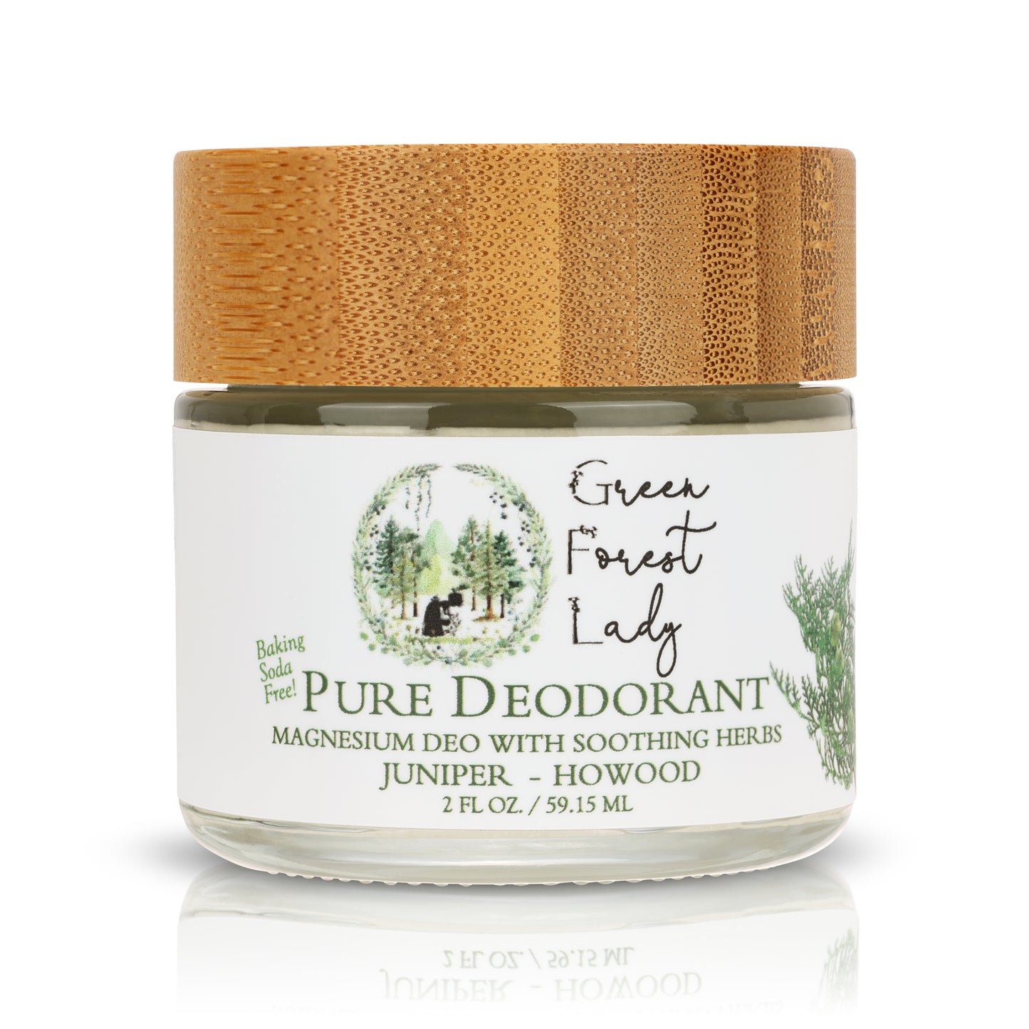 Pure Magnesium Deodorant - Baking Soda Free