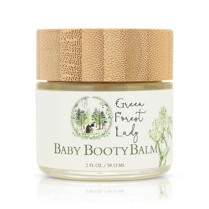 Baby Booty Balm glass jar